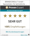 ProvenExpert Bewertung Sehr gut – Brandconsult ProvenExpert Bewertung Sehr gut – Brandconsult
